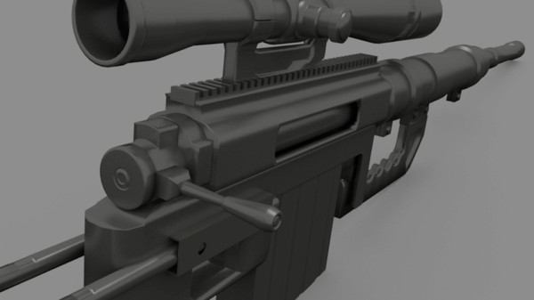 408 cal intervention sniper rifle 3d 3ds - CheyTac Intervention M200 Sniper Rifle .408 Cal by TotexArtz